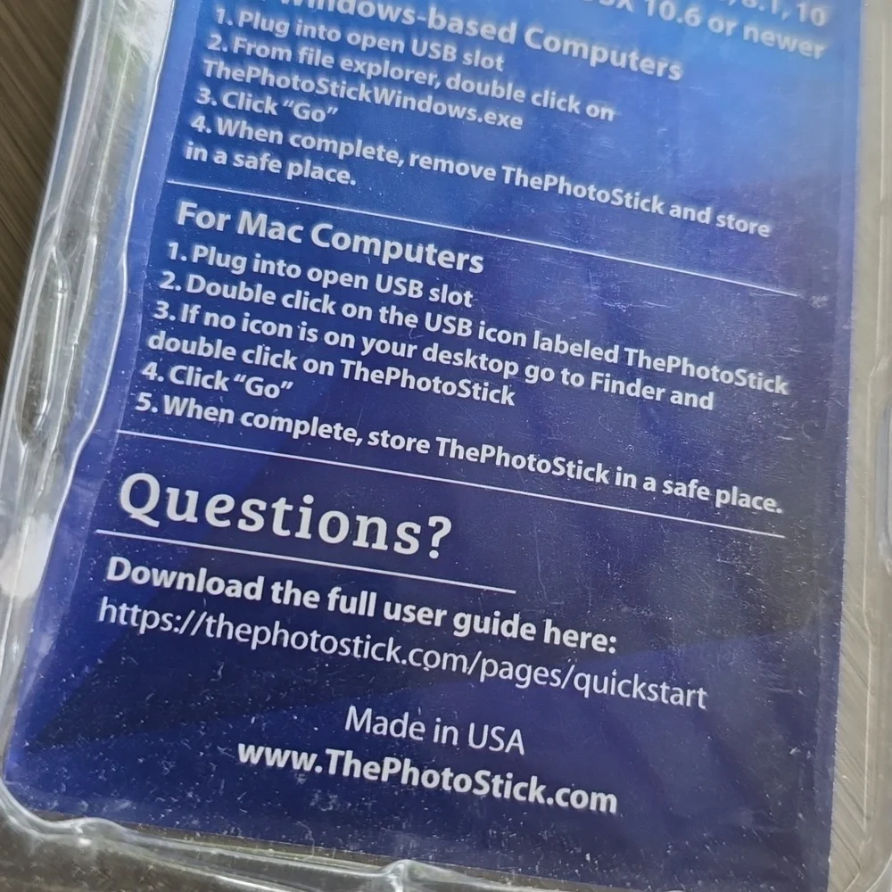 The Photostik 2.0 Storage